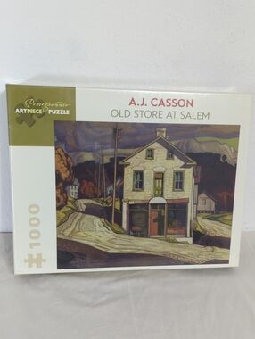 A.J. Casson "Old Store at Salem" 1000-Piece Jigsaw Puzzle – White Box